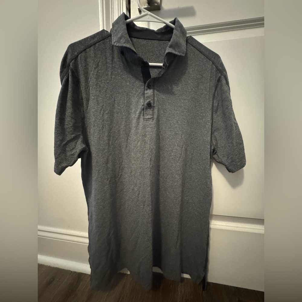 lululemon athletica Men's Heather Gray Polo
